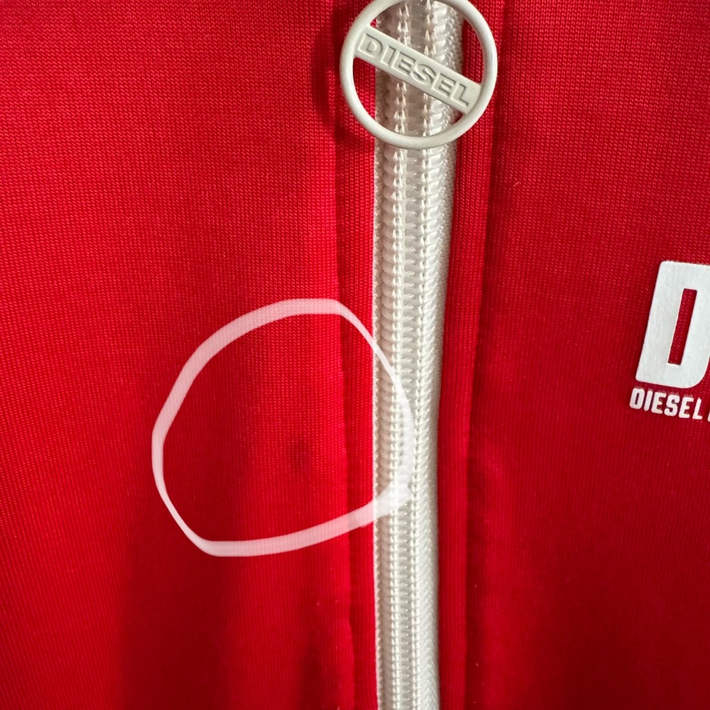 Diesel Men’s Red Track Jacket with DDDL logo size L - Picture 10 of 10